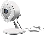 Netgear Arlo Q VMC3040-100PES Smart Home HD-Überwachungskamera (2-Wege-Audio, Geräusch-/Bewegungssensor, Nachtsicht, 130 Grad, 8-fach Zoom, 24/7 Aufnahme, 1080p ,WLAN) weiß - 2