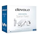 Devolo Home Control Starter Paket 2.0 (Z-Wave Hausautomation, Haussteuerung per iOS/Android App, einfache Installation, Smart Home Starter Set: Zentrale, Schaltsteckdose, Türkontakt, Fensterkontakt), 1 Stück, Weiß, 9950 - 2